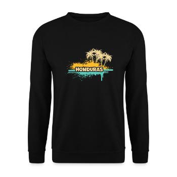 Honduras - Unisex Pullover - Schwarz - Vorne - Alina (178cm) & Michal (187cm)