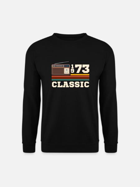 Anniversary 1973 retro classic - Unisex Sweatshirt - black