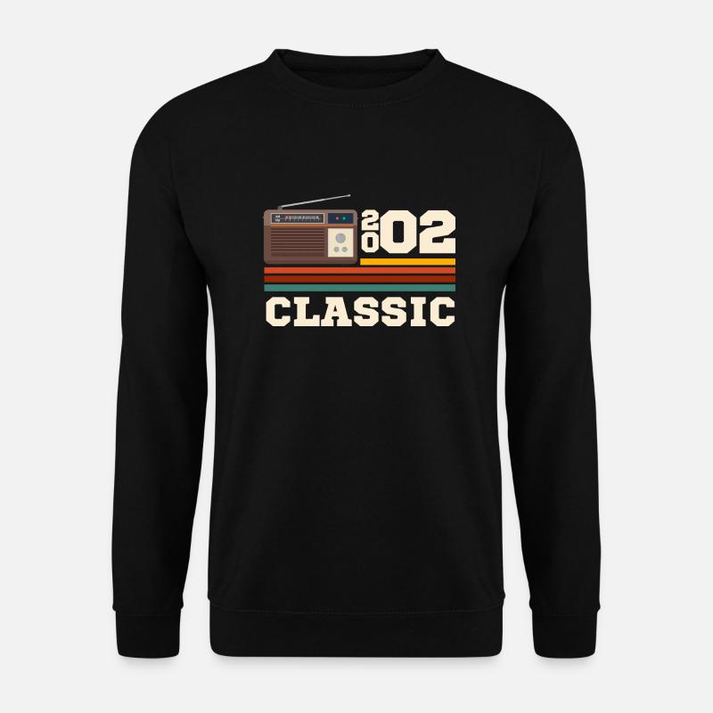 Anniversary 2002 retro classic - Unisex Sweatshirt - black