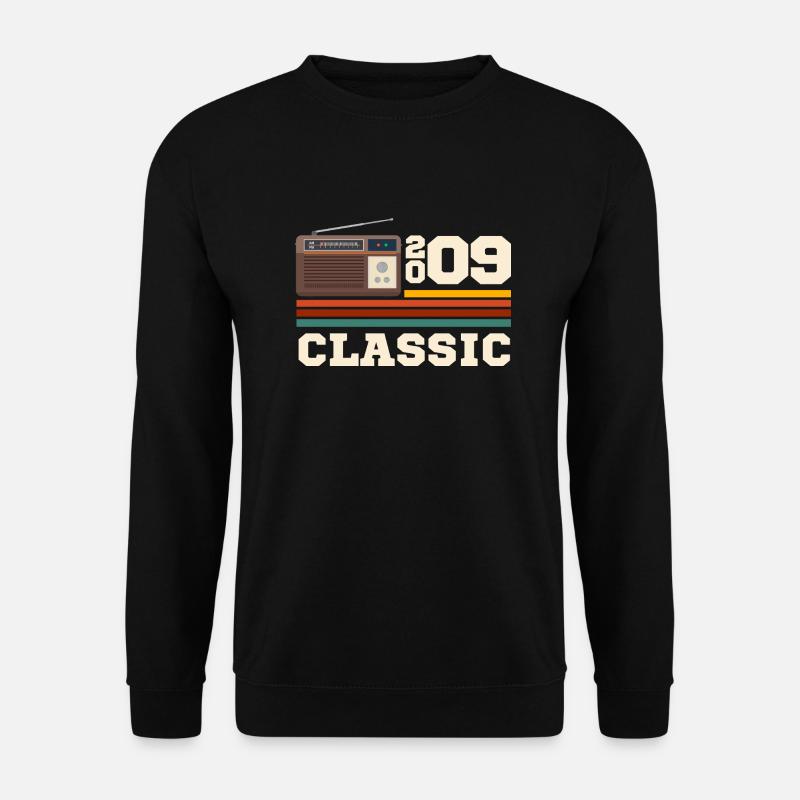 Anniversary 2009 retro classic - Unisex Sweatshirt - black