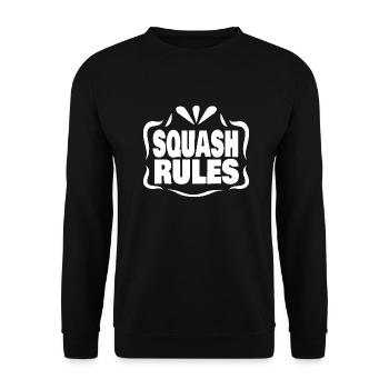 Squash Squash - Unisex Sweatshirt - black - Front - Alina (178cm) & Michal (187cm)