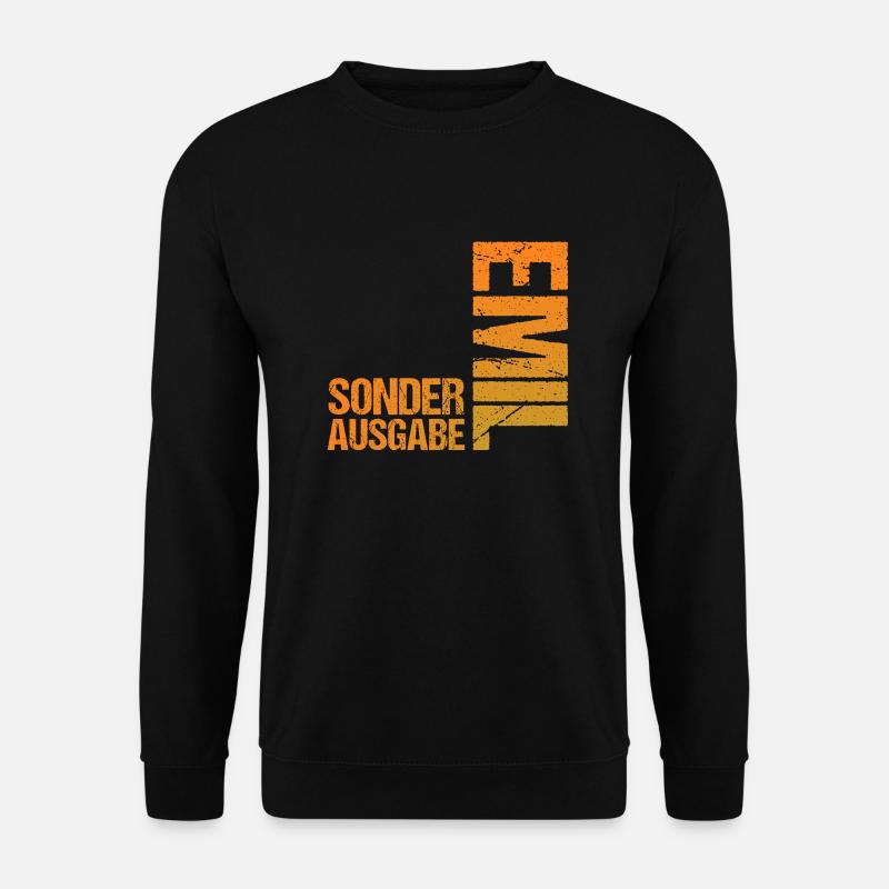 Emil - Unisex Pullover - Schwarz