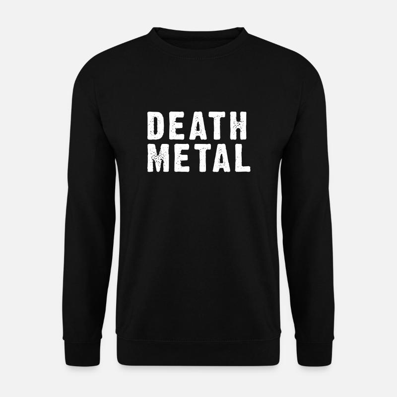 Death Metal Design - Unisex Pullover - Schwarz