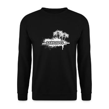 Tourisme Barbade - Sweat-shirt Unisexe - noir - Devant - Alina (178cm) & Michal (187cm)