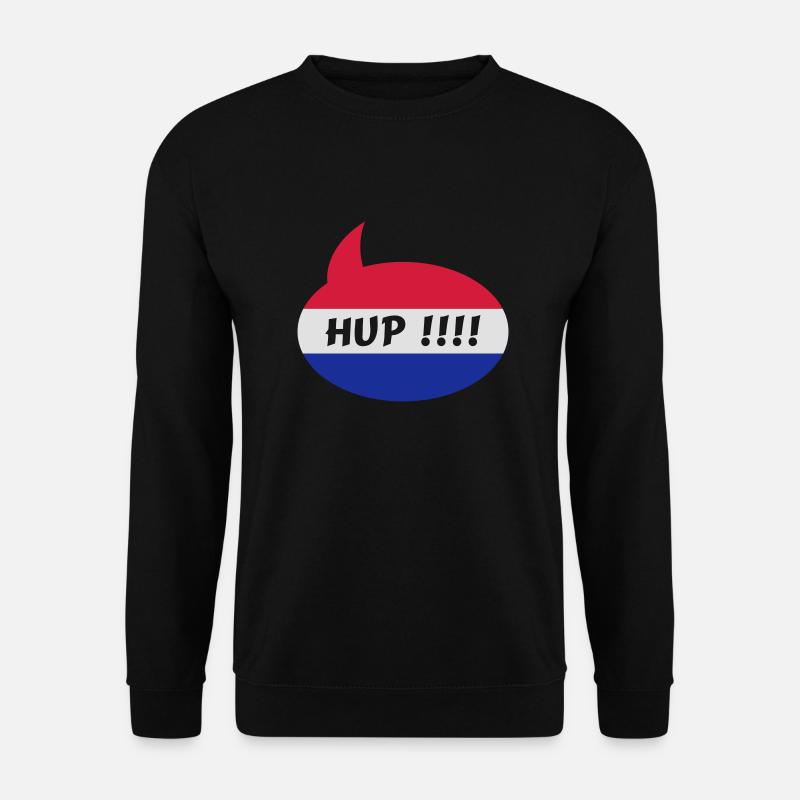 Fußball Hup Holland - Unisex Pullover - Schwarz