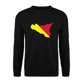Sicile - Sweat-shirt Unisexe - noir - Devant - Alina (178cm) & Michal (187cm)
