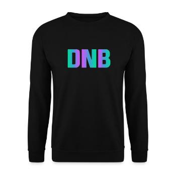 Drum and Bass DnB - Unisex Pullover - Schwarz - Vorne - Alina (178cm) & Michal (187cm)