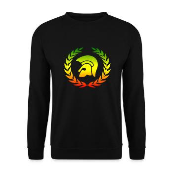 Trojan reggae laurel - Sweat-shirt Unisexe - noir - Devant - Alina (178cm) & Michal (187cm)