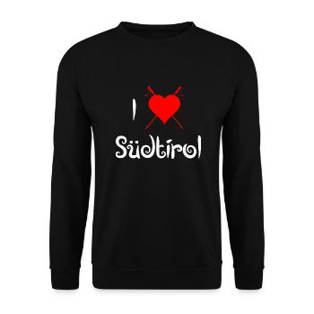 South tyrol - Unisex Sweatshirt - black - Front - Alina (178cm) & Michal (187cm)