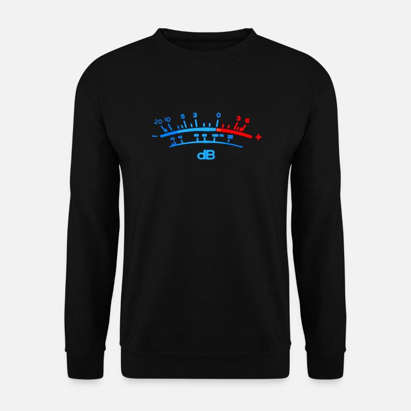 peak meter - Unisex Sweatshirt - black