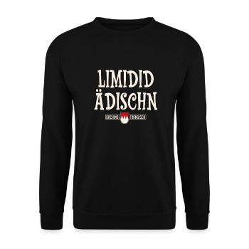 LIMIDID ÄDISCHN - Unisex Pullover - Schwarz - Vorne - Alina (178cm) & Michal (187cm)