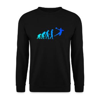 Handball Evolution Enfants Joueurs de handball Hommes D - Sweat-shirt Unisexe - noir - Devant - Alina (178cm) & Michal (187cm)