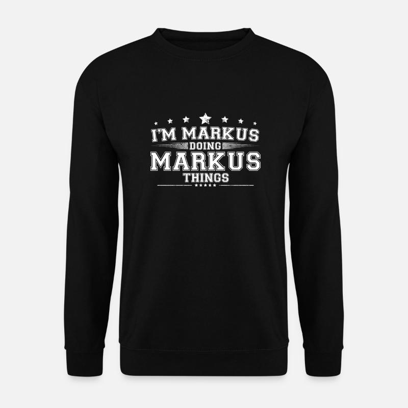 Markus - Unisex Pullover - Schwarz