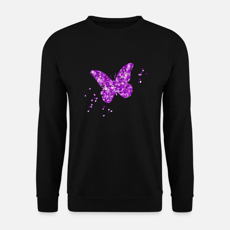 Schmetterling - Unisex Pullover - Schwarz