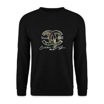 calibre no 6 Airsoft softair tees nice geschenkide - Sweat-shirt Unisexe - noir - Devant - Alina (178cm) & Michal (187cm)