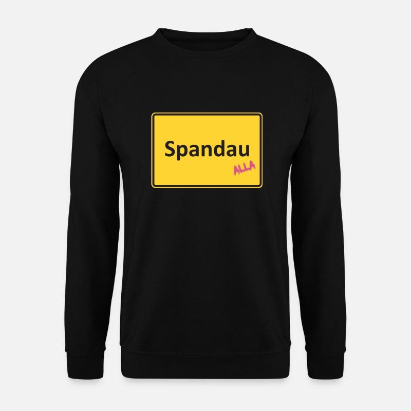 Spandau Ortseingang Alla - Unisex Pullover - Schwarz