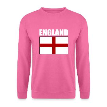 angleterre - Sweat-shirt Unisexe - rose - Devant