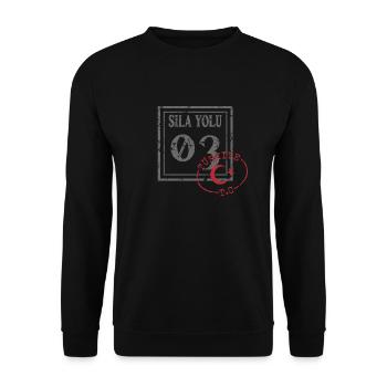 Afyon - Unisex Sweatshirt - black - Front - Alina (178cm) & Michal (187cm)