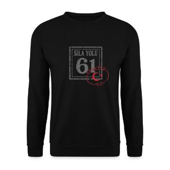 Trabzon - Unisex Pullover - Schwarz - Vorne - Alina (178cm) & Michal (187cm)