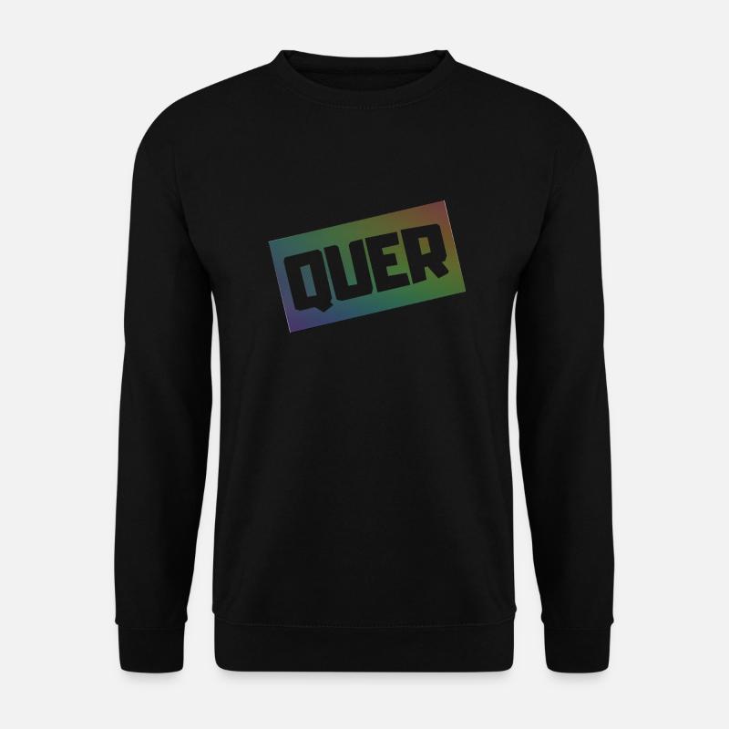 QUER - Unisex Pullover - Schwarz