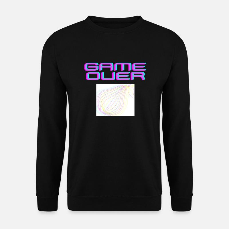 Game OVER - Unisex Pullover - Schwarz