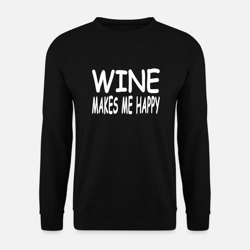 Wine - Unisex Sweatshirt - black