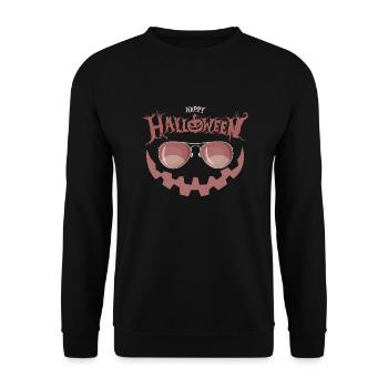 Joyeux Halloween Citrouille Garçons Filles Chemise Enfants - Sweat-shirt Unisexe - noir - Devant - Alina (178cm) & Michal (187cm)
