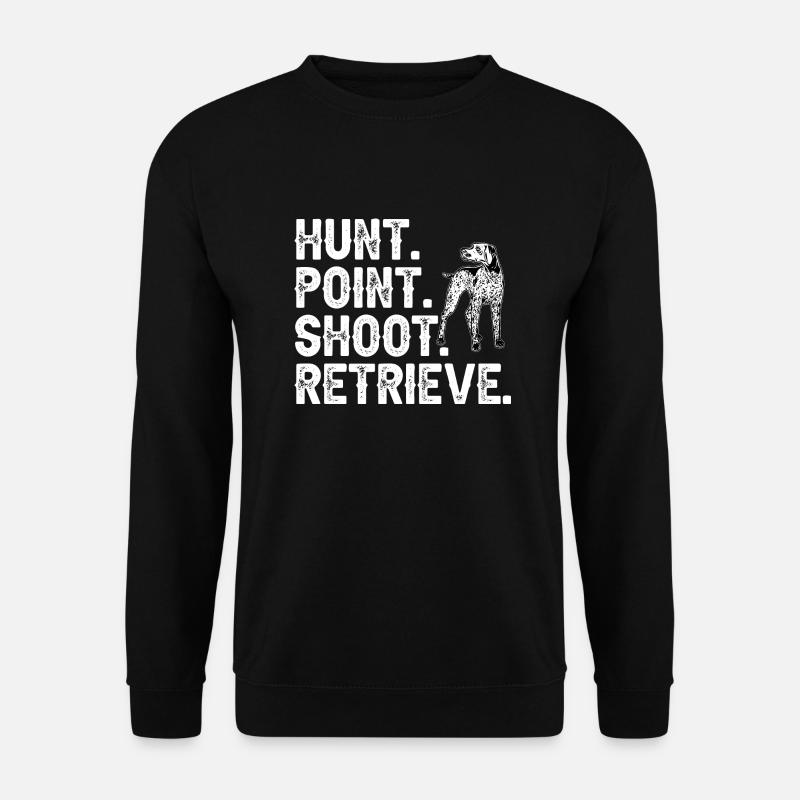 Deutsch Kurzhaar GSP Hund - Unisex Pullover - Schwarz