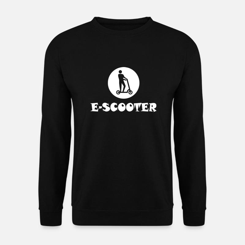 E-Scooter E-Roller Scooter - Unisex Pullover - Schwarz