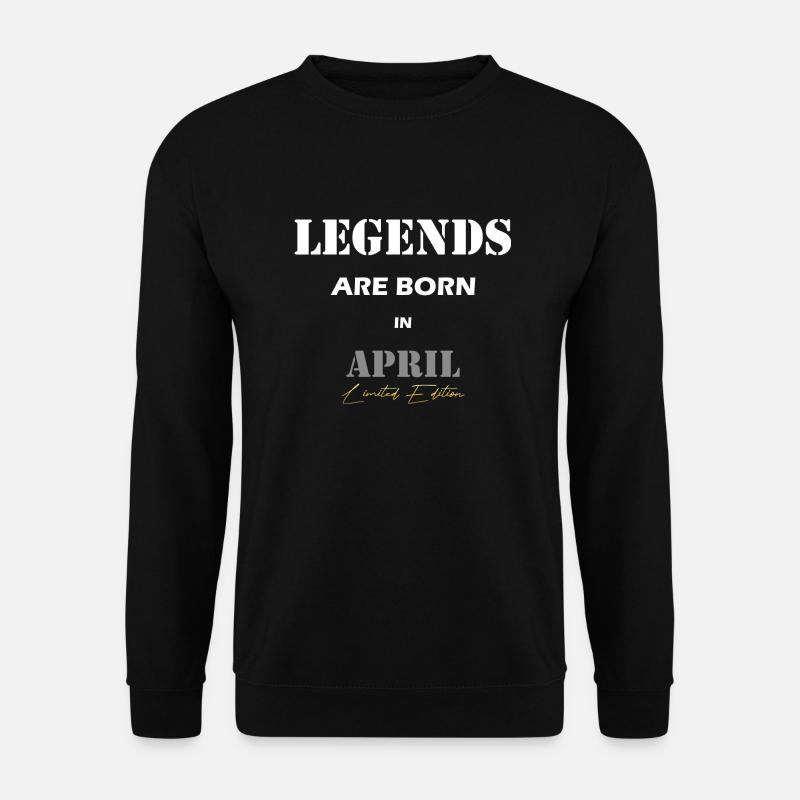 April Legends Gift blanc - Sweat-shirt Unisexe - noir
