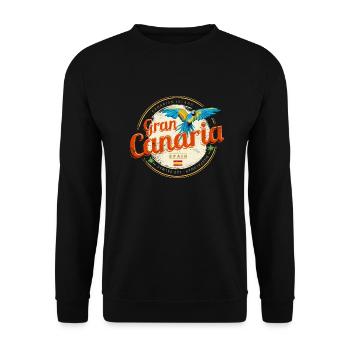 Grande Canarie Perroquet Îles Canaries Espagne - Sweat-shirt Unisexe - noir - Devant - Alina (178cm) & Michal (187cm)