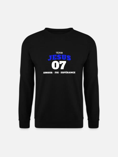 Team Jésus - Sweat-shirt Unisexe - noir