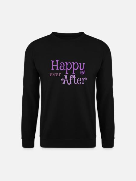happy ever after - Unisex Pullover - Schwarz
