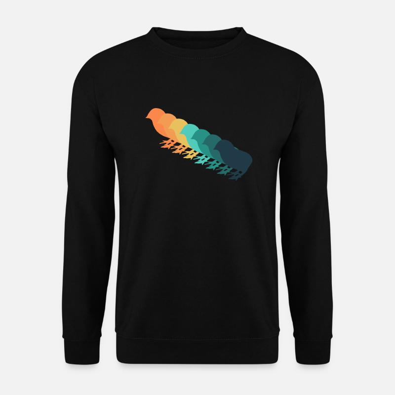 Retro chick - Unisex Sweatshirt - black