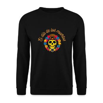 Day of the Dead - Unisex Sweatshirt - black - Front - Alina (178cm) & Michal (187cm)