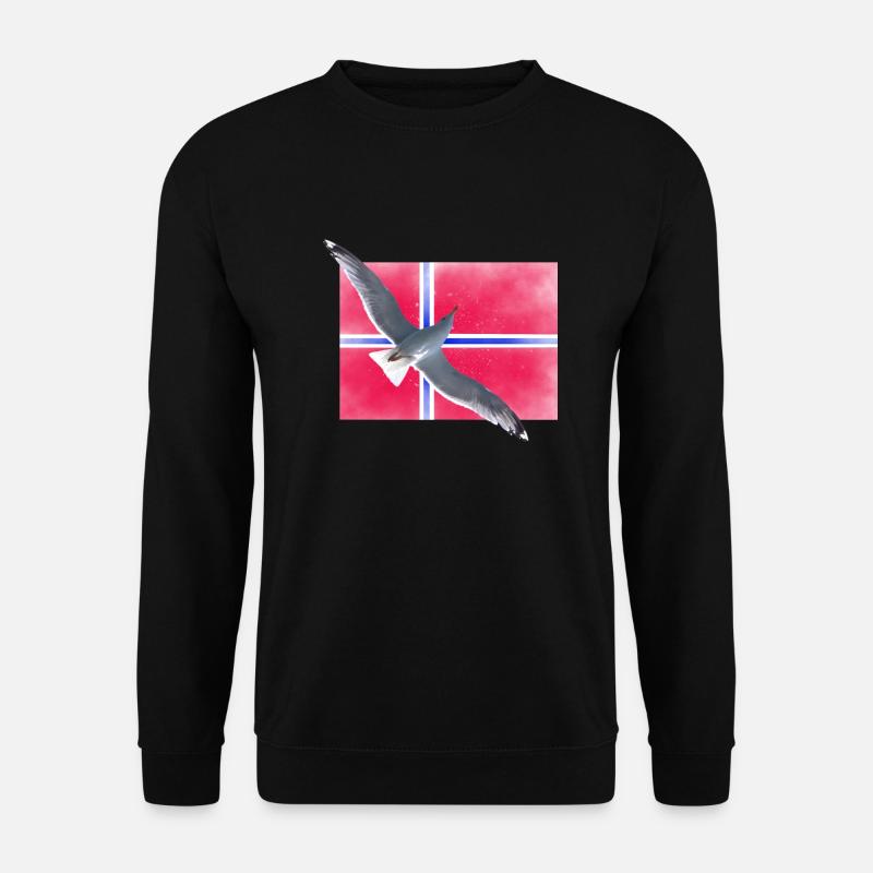 Norwegen Norge - Unisex Pullover - Schwarz