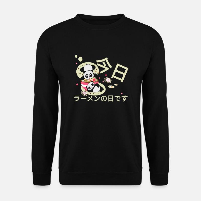 Entzückende Pandas - Unisex Pullover - Schwarz