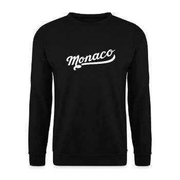 Monaco - Sweat-shirt Unisexe - noir - Devant - Alina (178cm) & Michal (187cm)