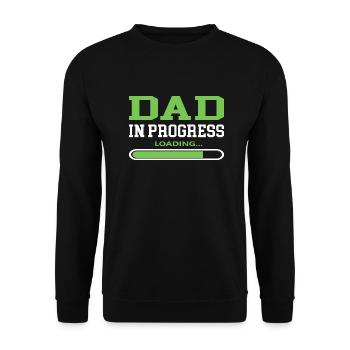 Papa en progrès Dictons Dicton cool - Sweat-shirt Unisexe - noir - Devant - Alina (178cm) & Michal (187cm)