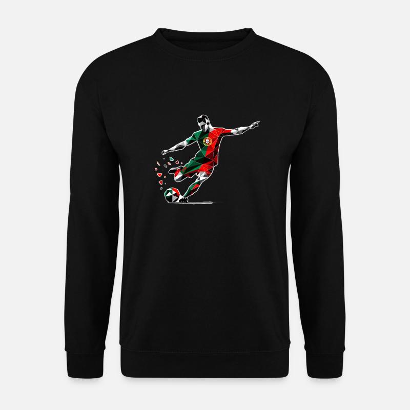 Fussball Portugal - Unisex Pullover - Schwarz