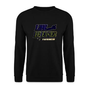 profession computer science - Unisex Pullover - Schwarz - Vorne - Alina (178cm) & Michal (187cm)