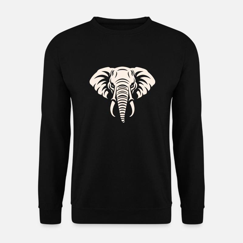 Elephant - Unisex Sweatshirt - black
