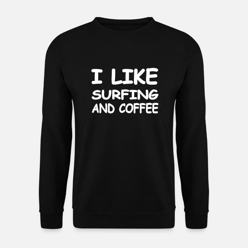 Surfen - Unisex Pullover - Schwarz