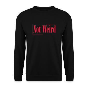 Pas bizarre - Sweat-shirt Unisexe - noir - Devant - Alina (178cm) & Michal (187cm)