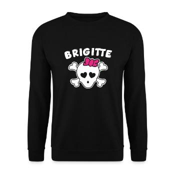 Pirate Brigitte Design pour les filles et les femmes - Sweat-shirt Unisexe - noir - Devant - Alina (178cm) & Michal (187cm)