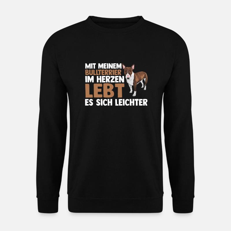 Dog Bull Terrier - Unisex Sweatshirt - black