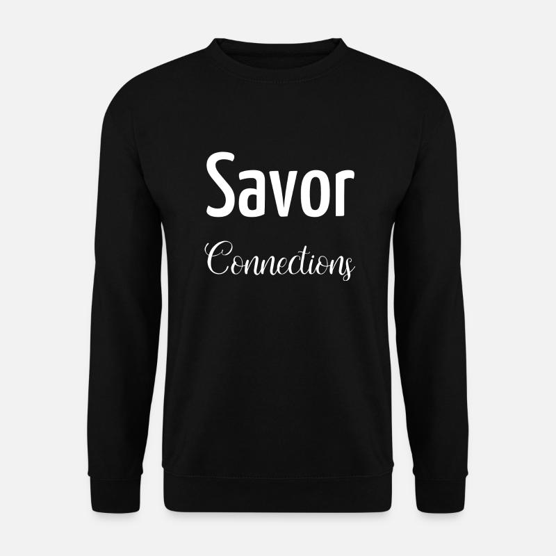Fostering Connections Connection Quotes - Unisex Sweatshirt - black