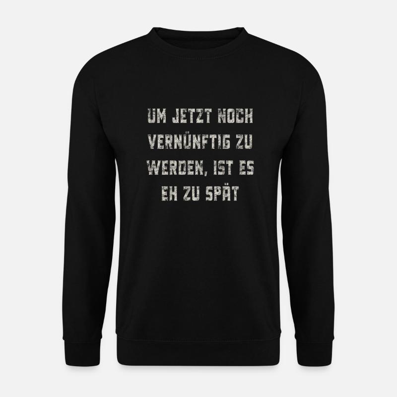 reasonable - Unisex Sweatshirt - black