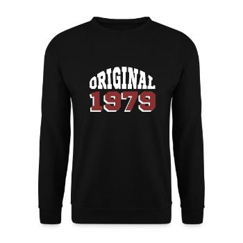 Original 1979 - Unisex Pullover - Schwarz - Vorne - Alina (178cm) & Michal (187cm)