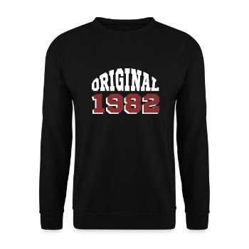 Original 1982 - Unisex Sweatshirt - black - Front - Alina (178cm) & Michal (187cm)